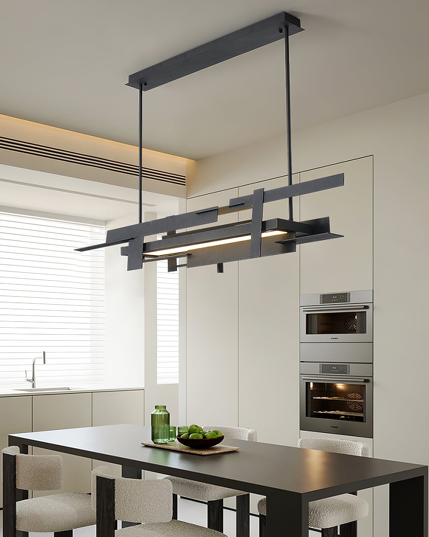 Eithne Planar Pendant Light | Premium Iron | Matte Black