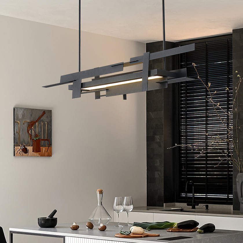 Eithne Planar Pendant Light | Premium Iron | Matte Black