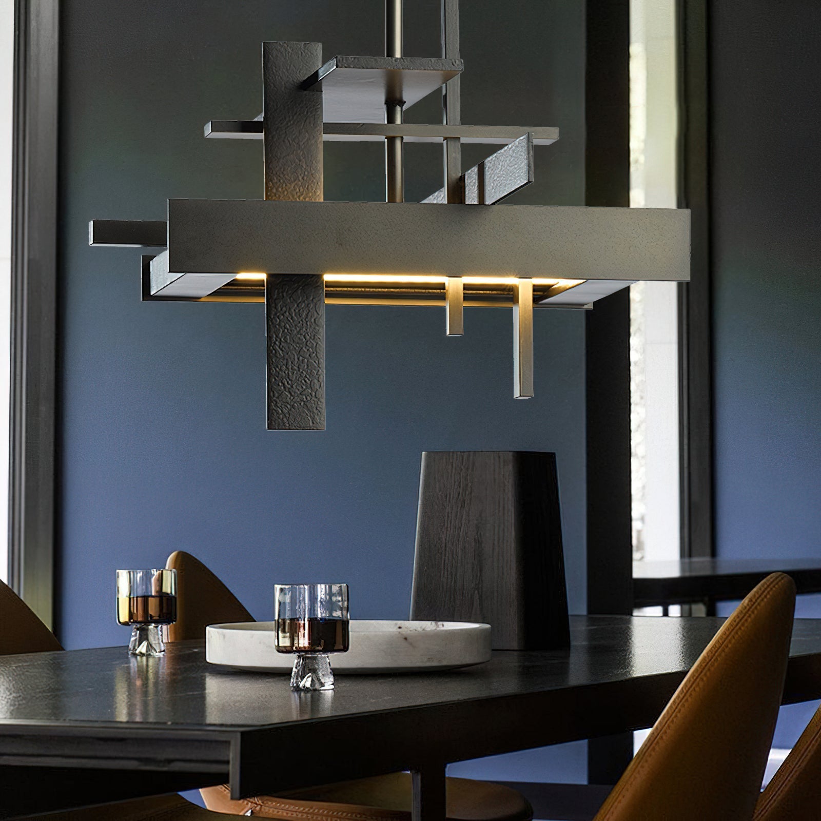 Eithne Planar Pendant Light | Premium Iron | Matte Black