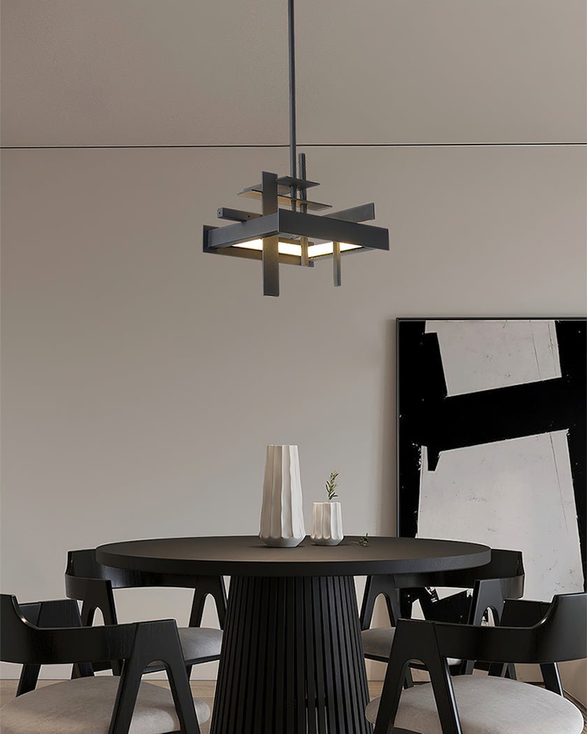 Eithne Planar Pendant Light | Premium Iron | Matte Black