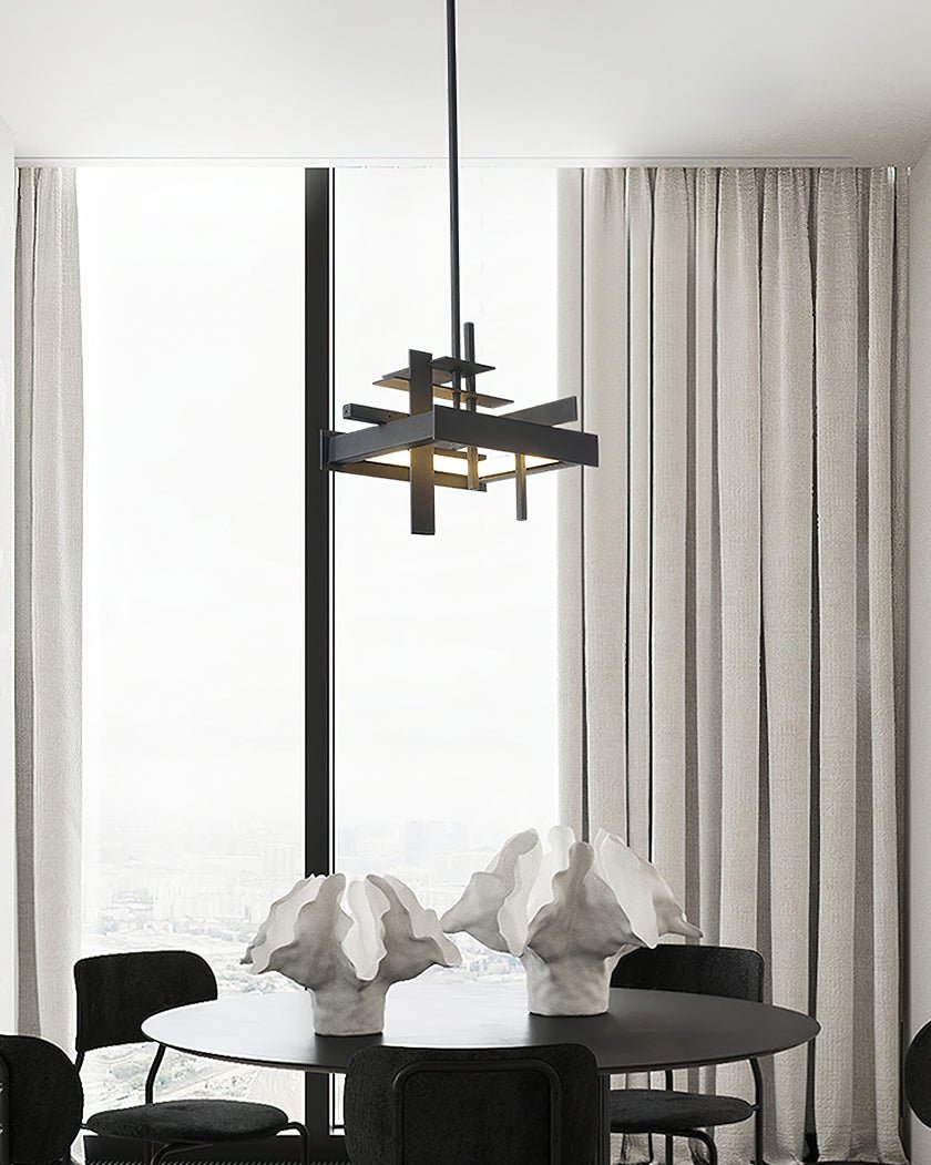 Eithne Planar Pendant Light | Premium Iron | Matte Black