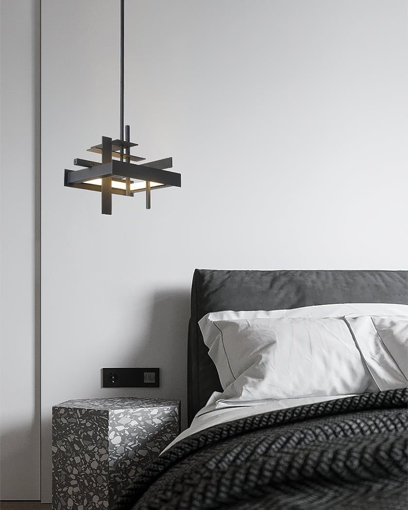 Eithne Planar Pendant Light | Premium Iron | Matte Black