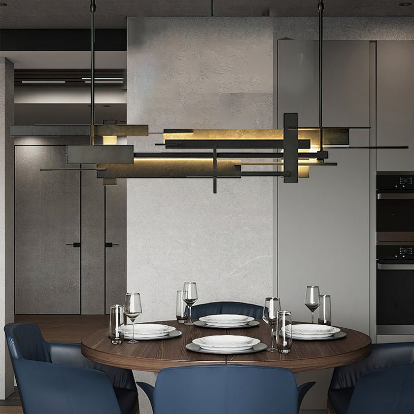 Eithne Planar Pendant Light | Premium Iron | Matte Black