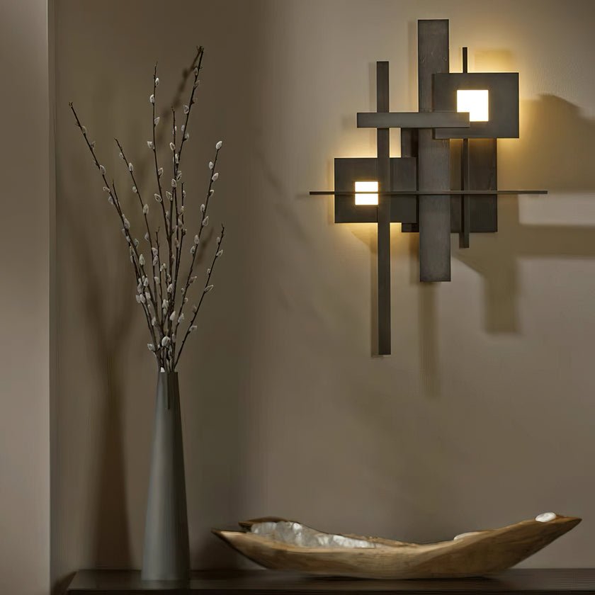 Eithne Planar Wall Lamp | Premium Iron | Matte Black