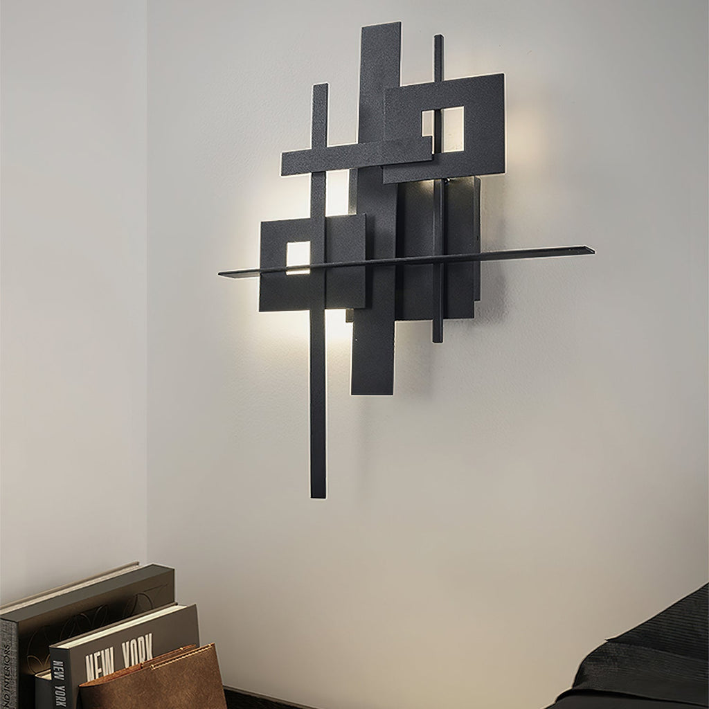 Eithne Planar Wall Lamp | Premium Iron | Matte Black