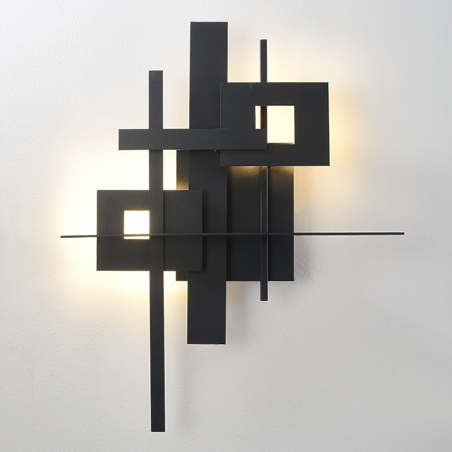 Eithne Planar Wall Lamp | Premium Iron | Matte Black