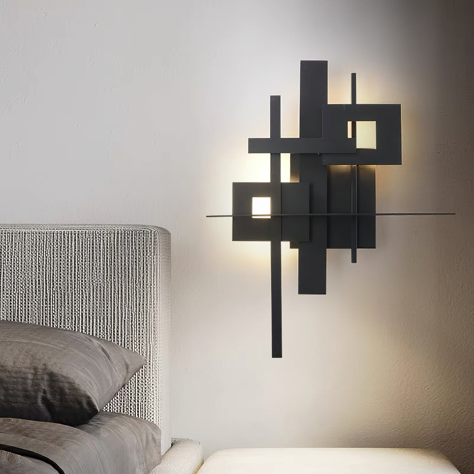 Eithne Planar Wall Lamp | Premium Iron | Matte Black
