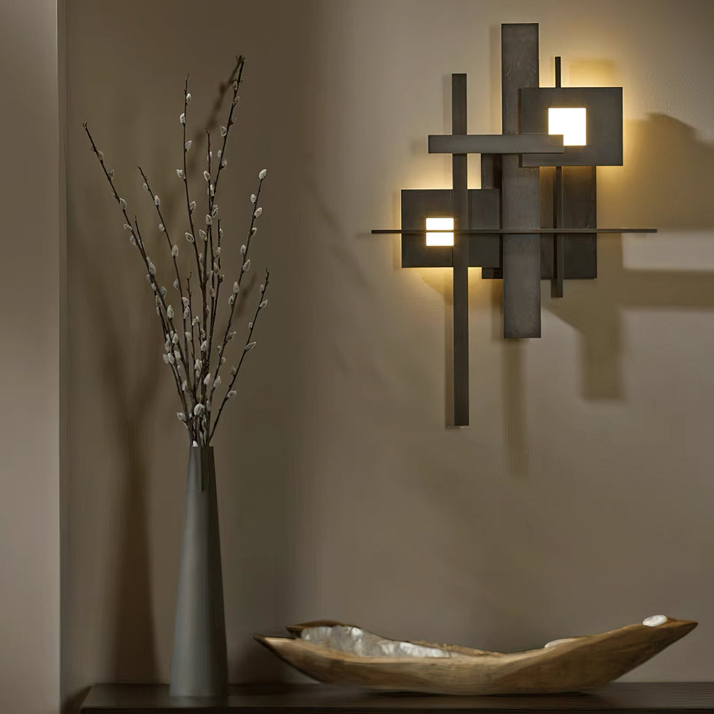 Eithne Planar Wall Lamp | Premium Iron | Matte Black
