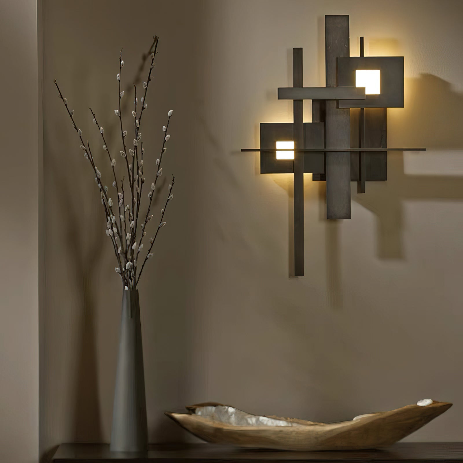 Eithne Planar Wall Lamp | Premium Iron | Matte Black
