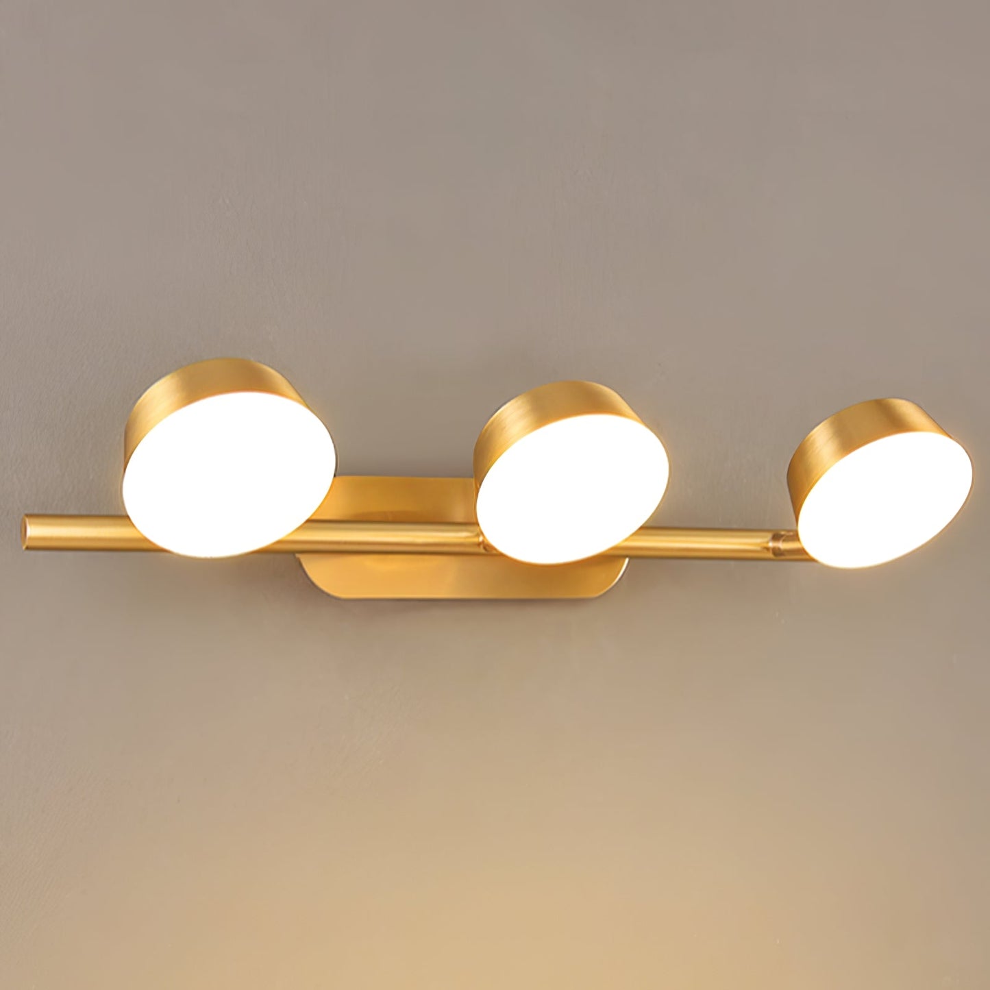 Eleanor Vanity Wall Light | Brass & Acrylic | 1/2/3-Light Options