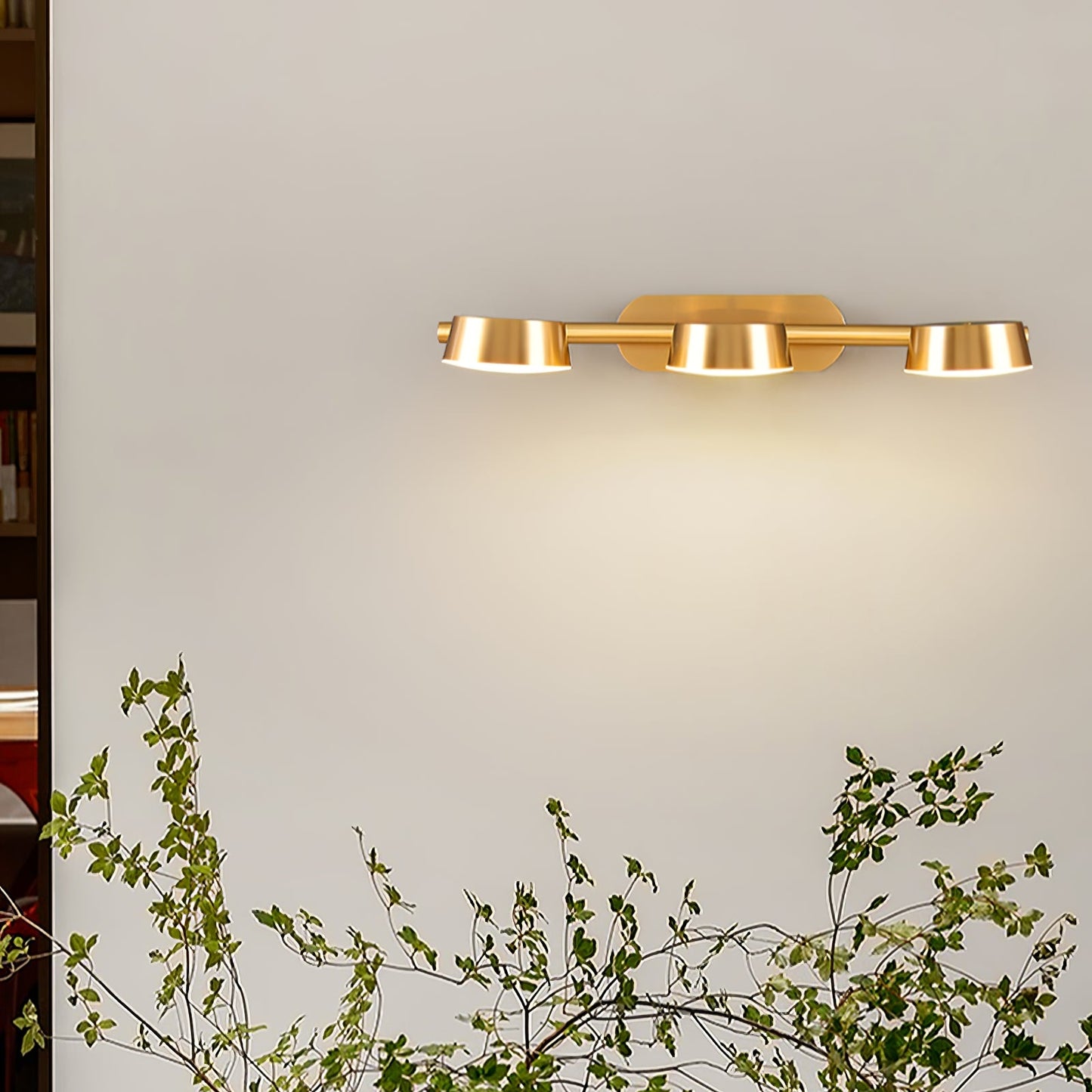 Eleanor Vanity Wall Light | Brass & Acrylic | 1/2/3-Light Options