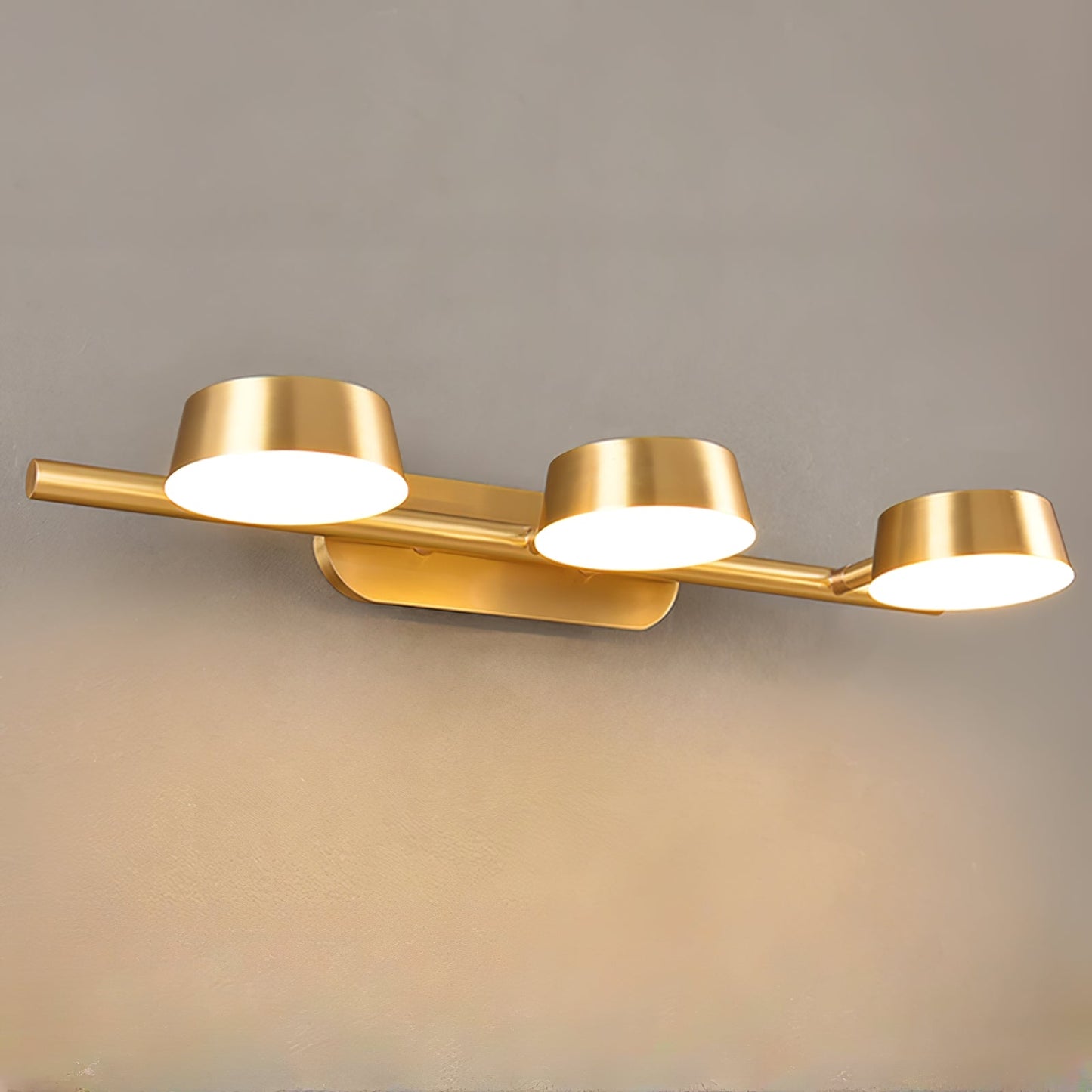 Eleanor Vanity Wall Light | Brass & Acrylic | 1/2/3-Light Options