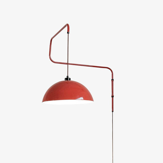 Wall Lamp | Adjustable Metal Shade | Red, White, Black