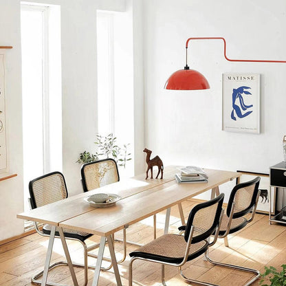 Wall Lamp | Adjustable Metal Shade | Red, White, Black