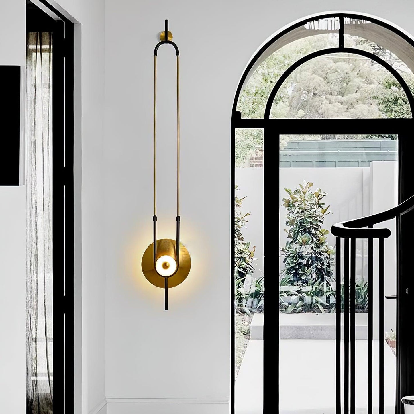 Ellipse Ring Wall Light | Marble | Gold or White
