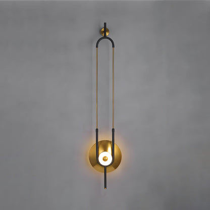 Ellipse Ring Wall Light | Marble | Gold or White