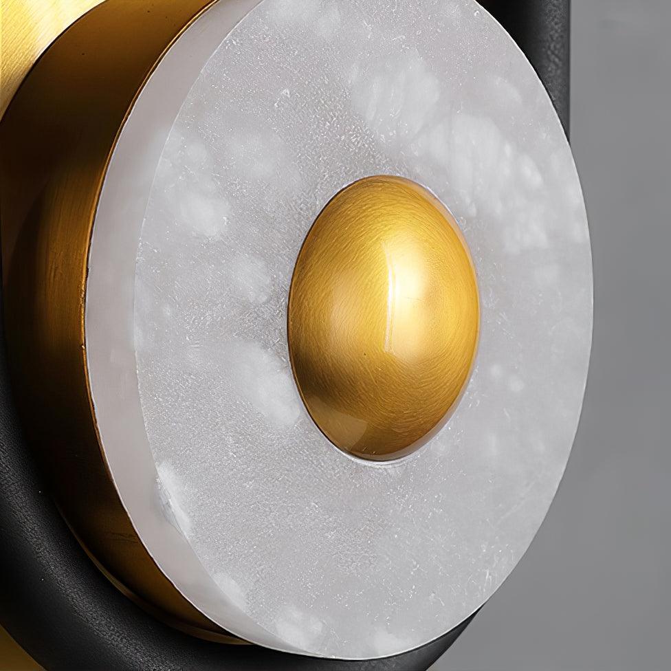 Ellipse Ring Wall Light | Marble | Gold or White