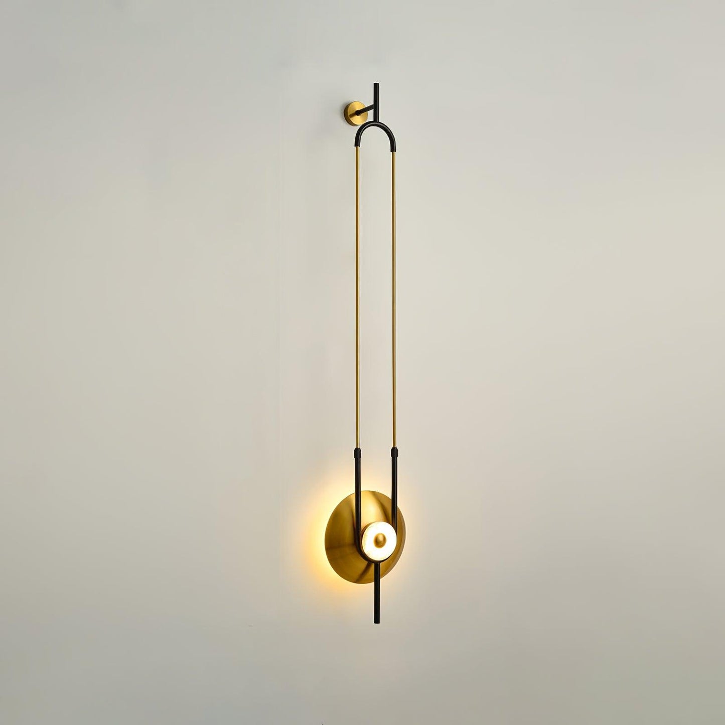 Ellipse Ring Wall Light | Marble | Gold or White