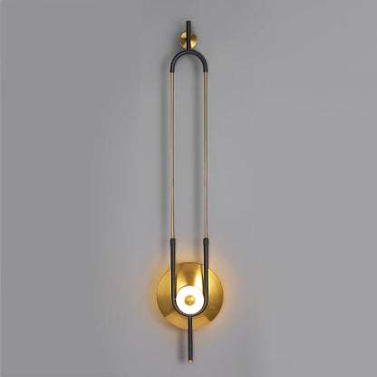 Ellipse Ring Wall Light | Marble | Gold or White