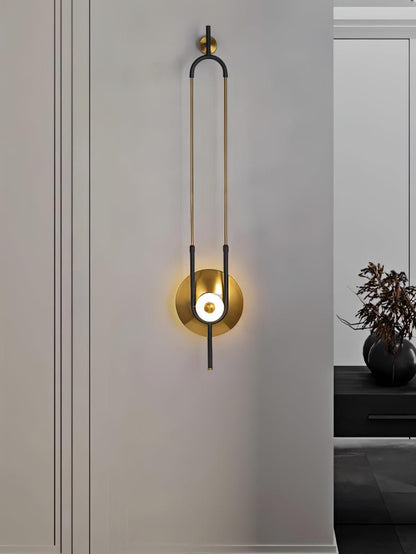 Ellipse Ring Wall Light | Marble | Gold or White