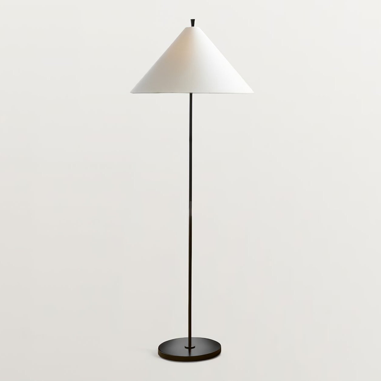 Floor Lamp | Gold Metal & Fabric | 156cm Height
