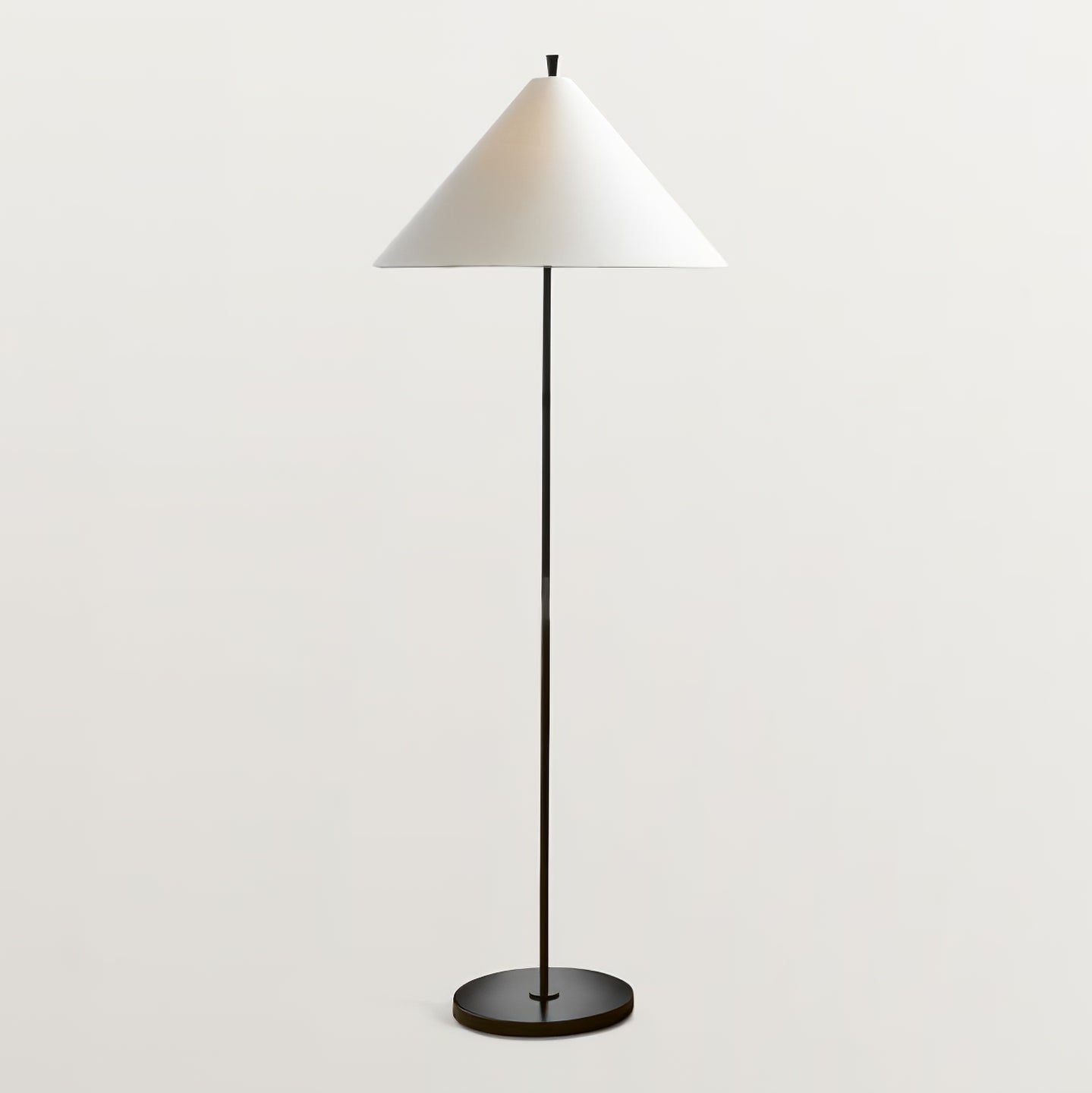 Floor Lamp | Gold Metal & Fabric | 156cm Height