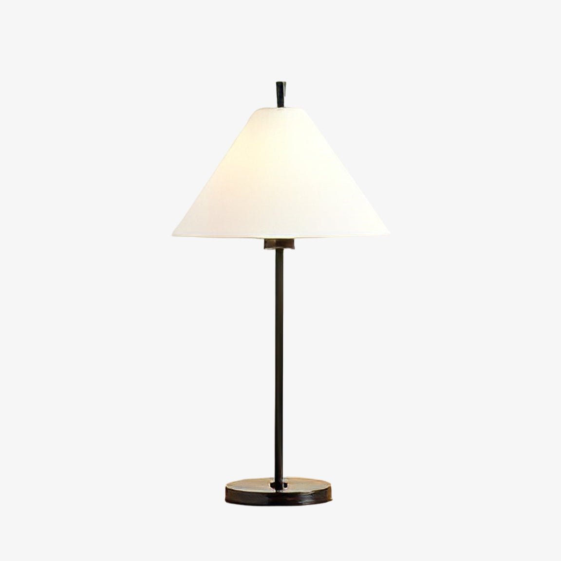 Ellis Table Lamp | Metal, Fabric | Gold, Black