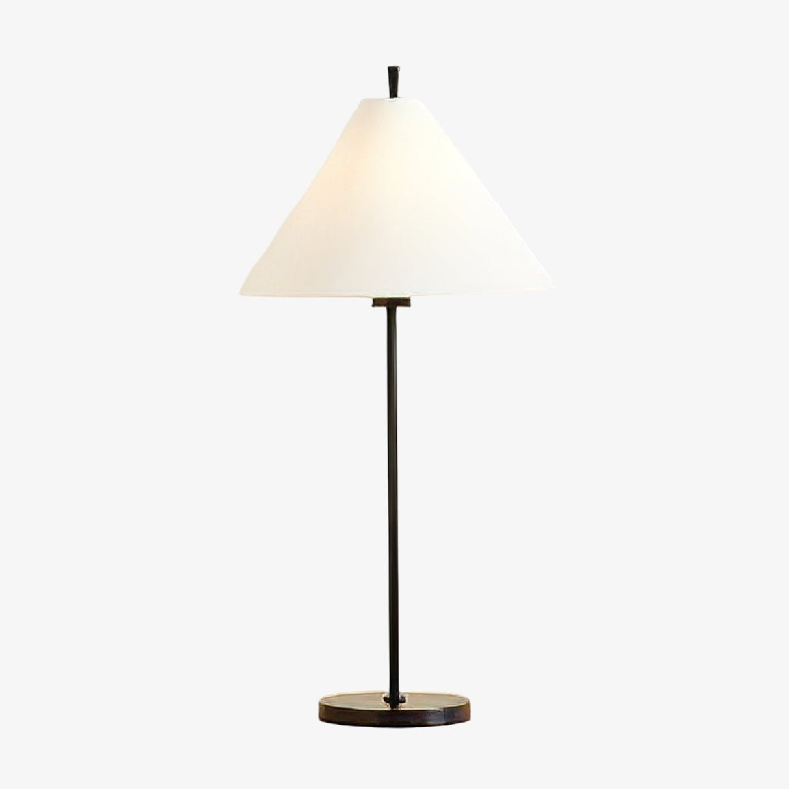 Ellis Table Lamp | Metal, Fabric | Gold, Black