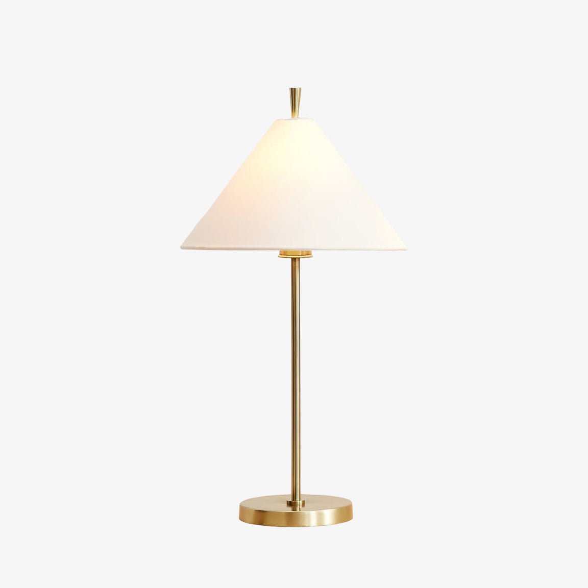 Ellis Table Lamp | Metal, Fabric | Gold, Black