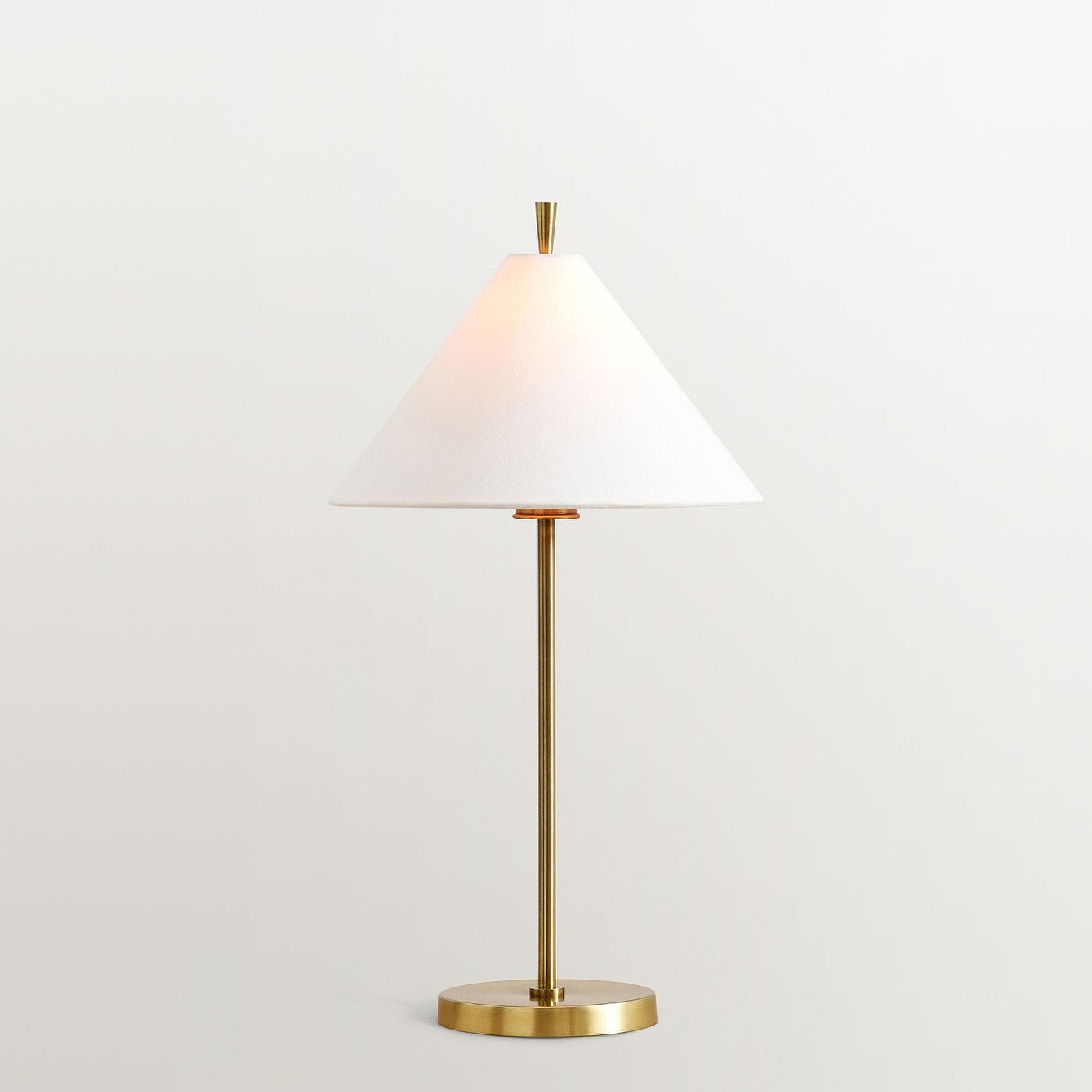 Ellis Table Lamp | Metal, Fabric | Gold, Black
