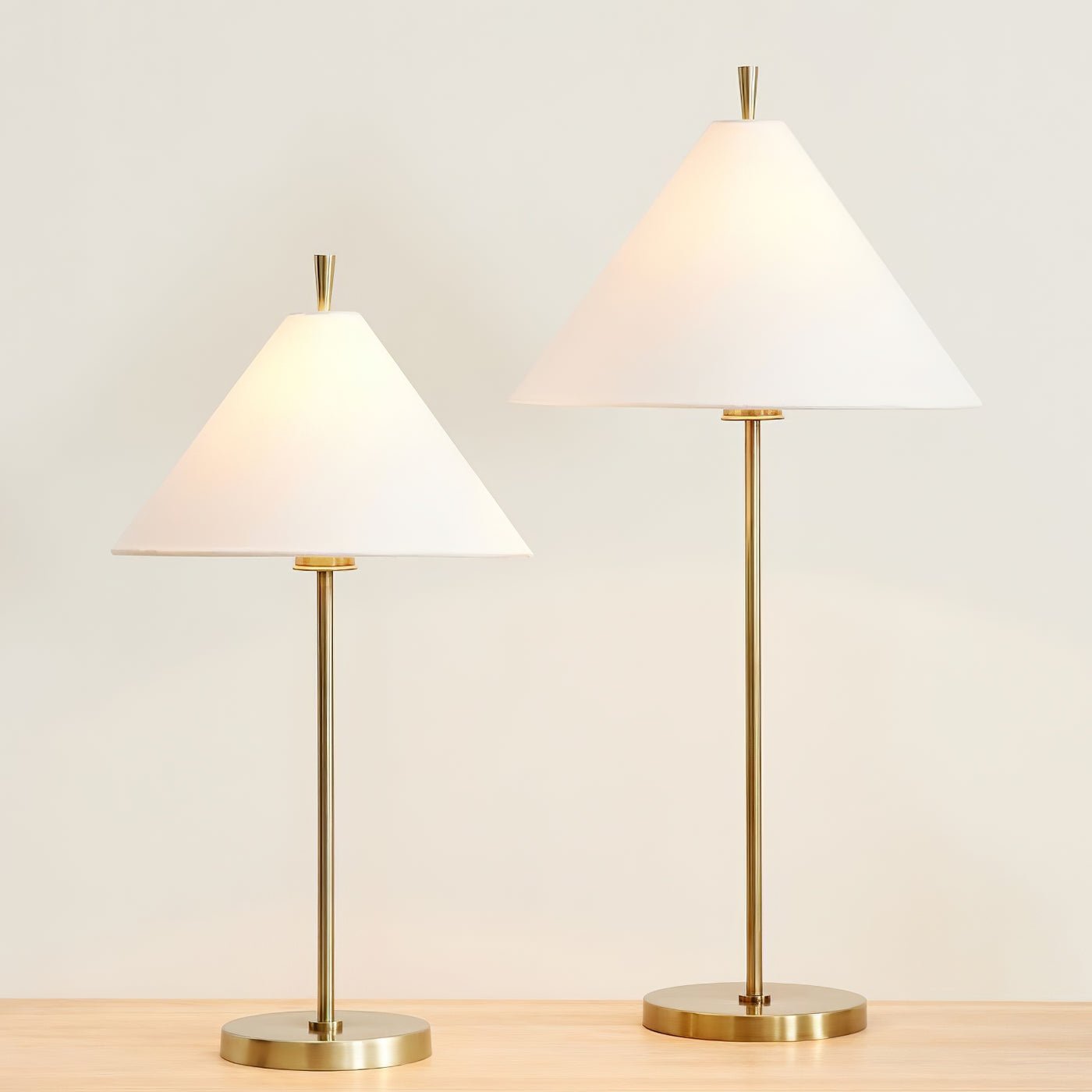 Ellis Table Lamp | Metal, Fabric | Gold, Black