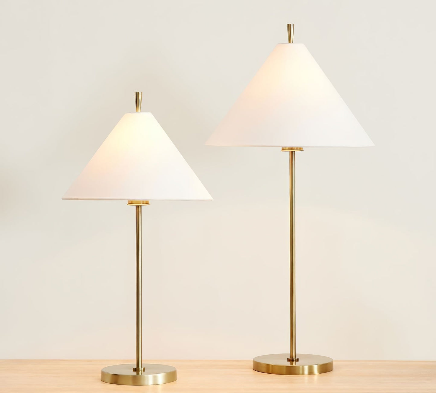 Ellis Table Lamp | Metal, Fabric | Gold, Black