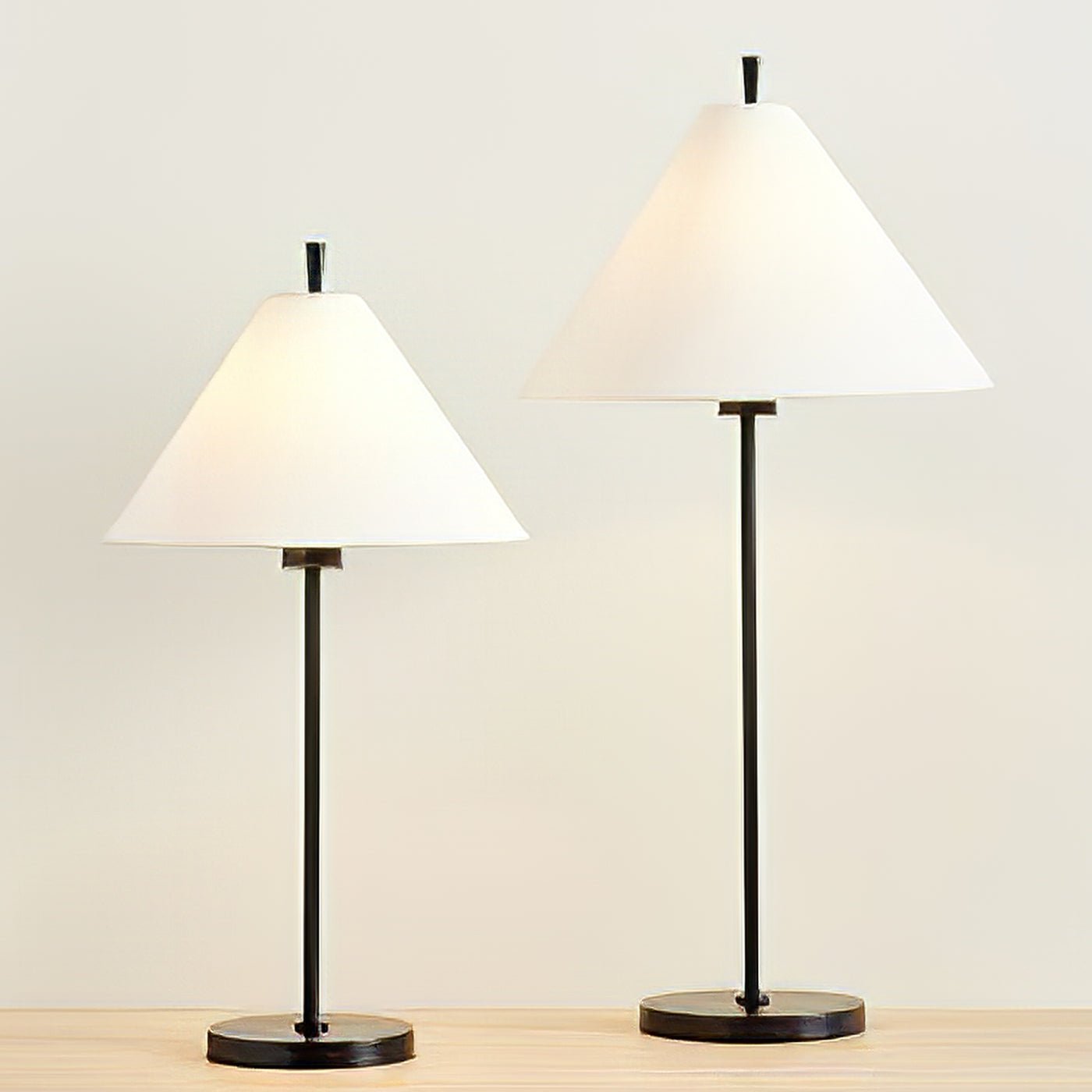 Ellis Table Lamp | Metal, Fabric | Gold, Black