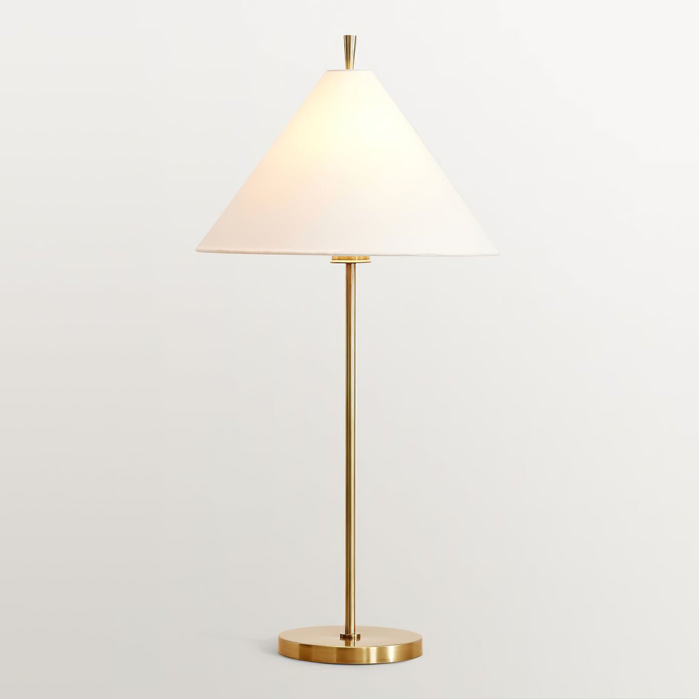 Ellis Table Lamp | Metal, Fabric | Gold, Black