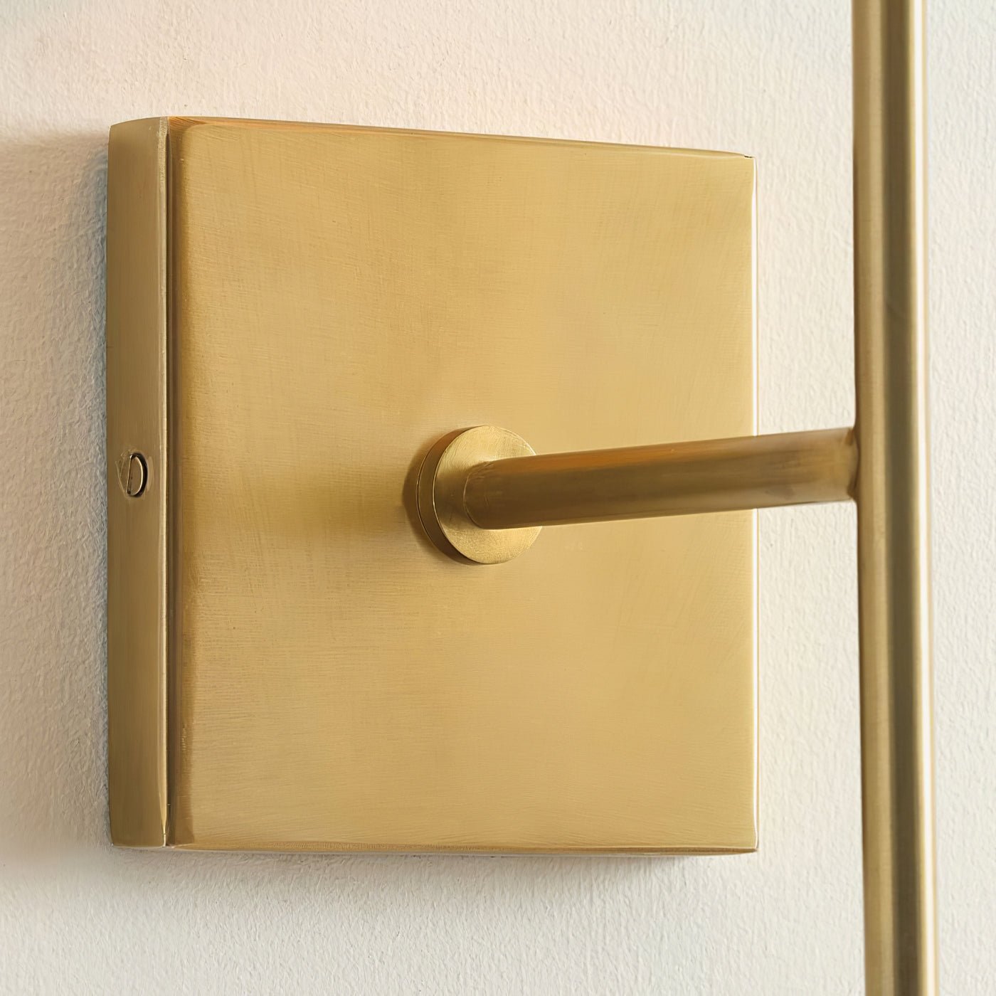 Ellis Wall Light | Brass Frame | White Shade
