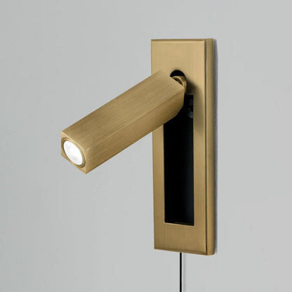 Embedded Bedside Sconce | LED Reading Light | Adjustable Head