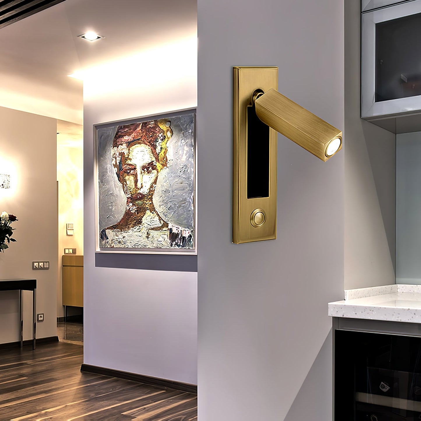 LED Bedside Sconce | Adjustable Aluminum Light | Warm, Neutral, Cool Options
