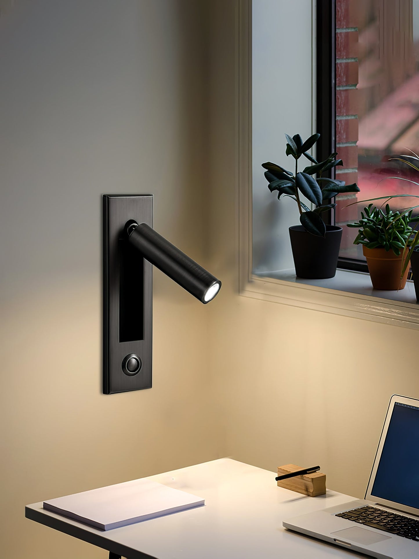 LED Bedside Sconce | Adjustable Aluminum Light | Warm, Neutral, Cool Options