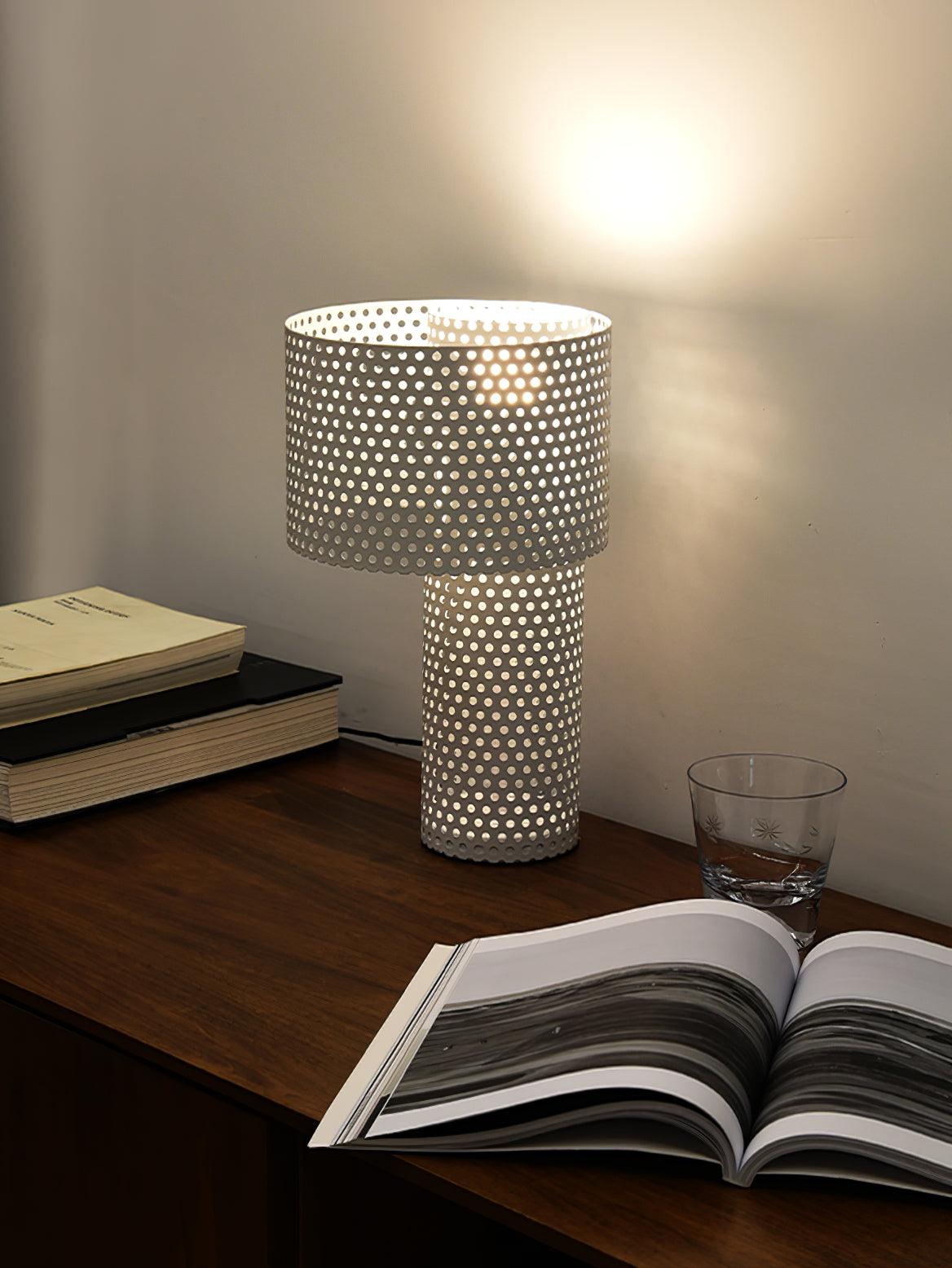 Embrey Table Lamp | Metal | White