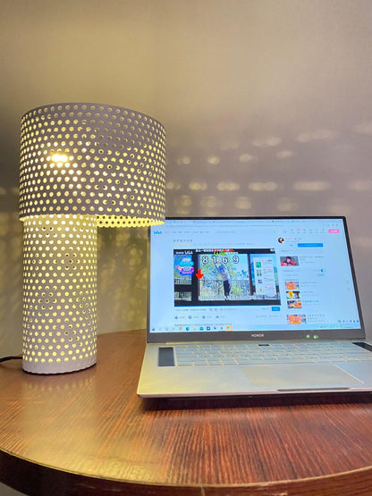 Embrey Table Lamp | Metal | White