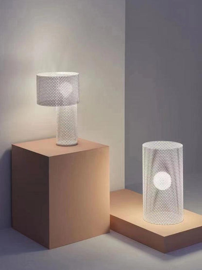 Embrey Table Lamp | Metal | White