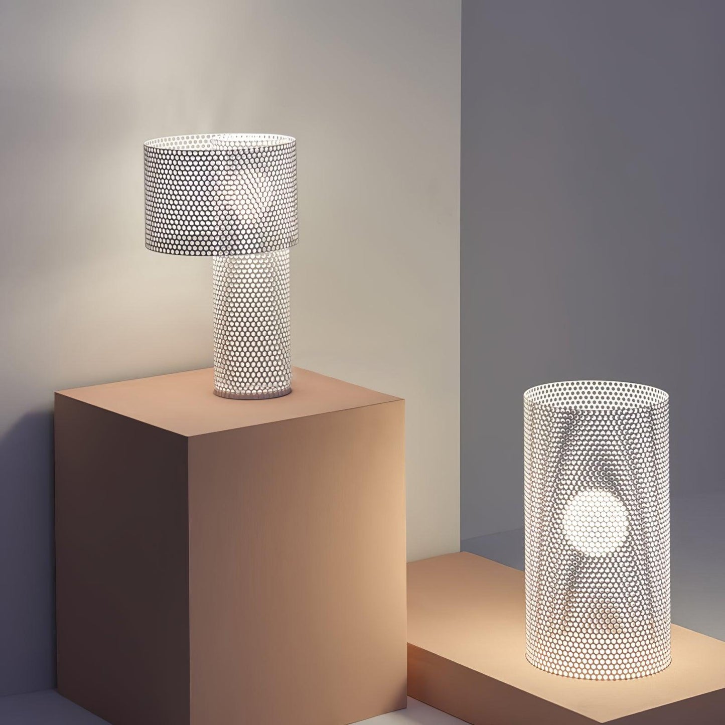 Embrey Table Lamp | Metal | White