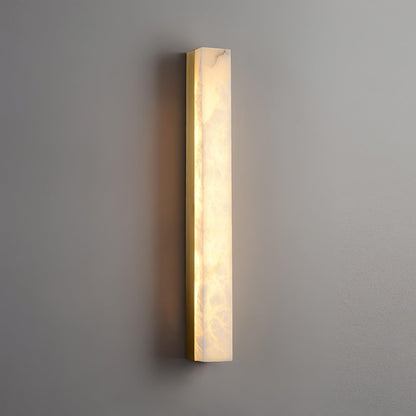 Emerson Wall Lamp | Brass & Alabaster | White