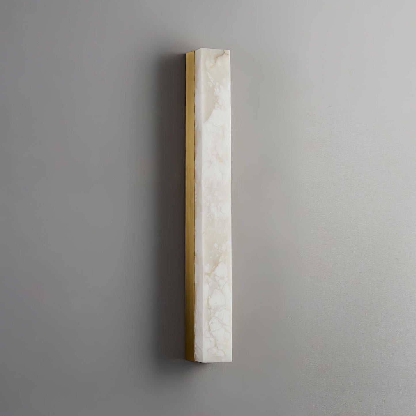 Emerson Wall Lamp | Brass & Alabaster | White