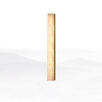 Emerson Wall Lamp | Brass & Alabaster | White