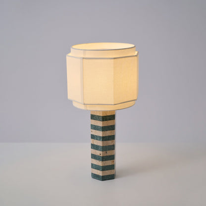 Modari Table Lamp | Stone & Marble | Green & White