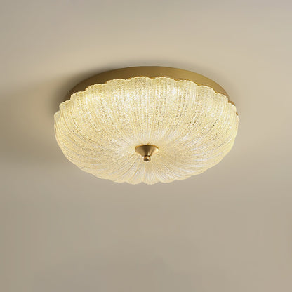 Enchanting Ceiling Light | Glass & Brass | Gold