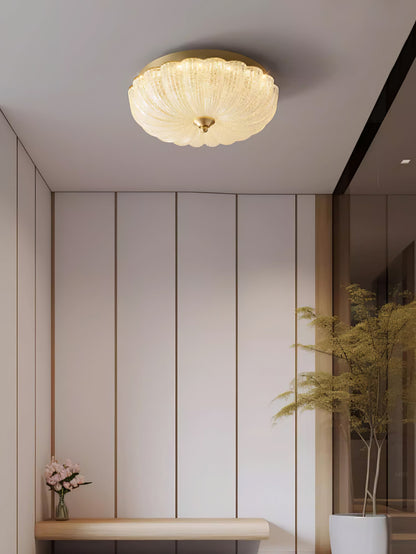 Enchanting Ceiling Light | Glass & Brass | Gold