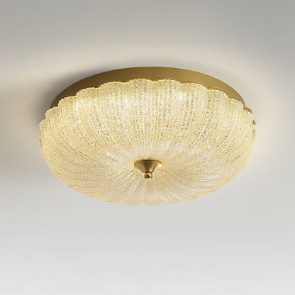 Enchanting Ceiling Light | Glass & Brass | Gold
