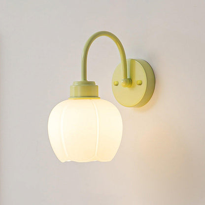 Enchanting Wall Light | Flower Design | Green/White